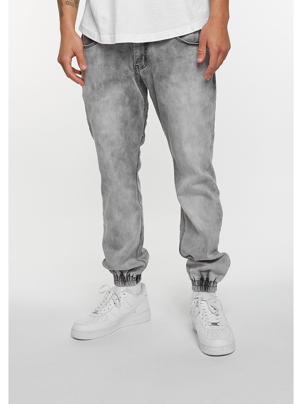 Rocawear JeansHose Denim Jogger Fit grey wash bei SNIPES bestellen!