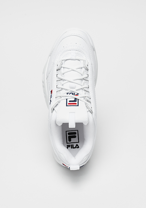 fila disruptor low bianche