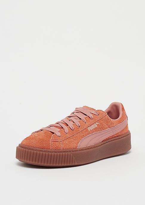 suede platform elemental cameo brown/gum/rose gold