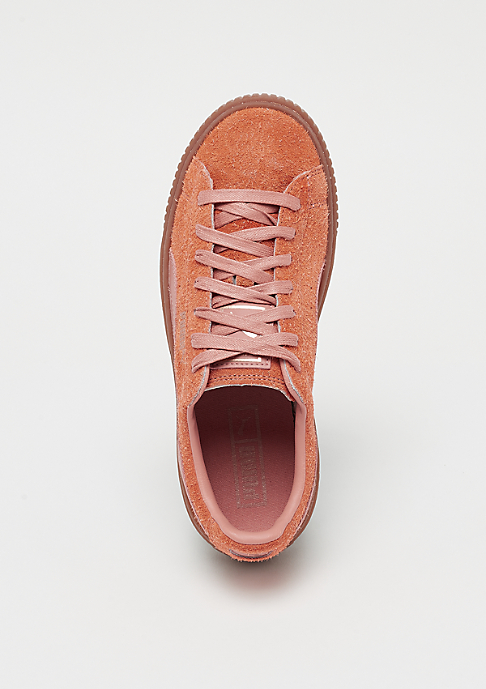 suede platform elemental cameo brown/gum/rose gold