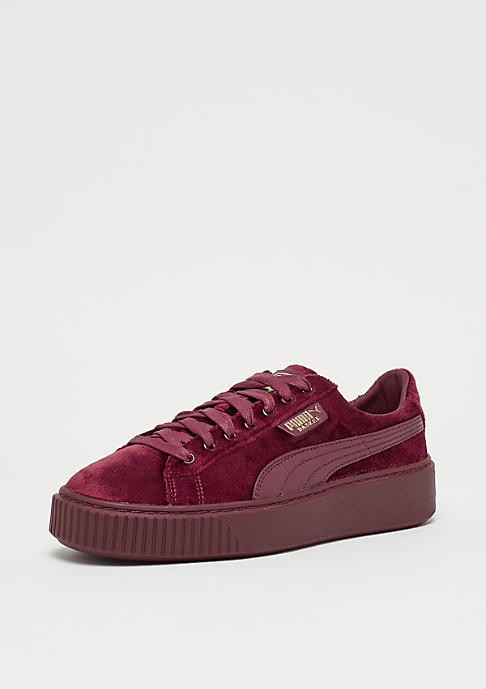 puma basket platform velvet puma basket platform velvet