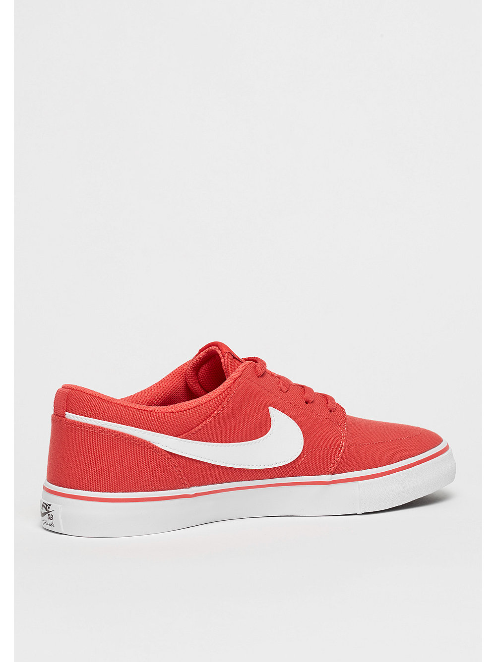 NIKE SB Skateschuh Solarsoft Portmore II Canvas track redwhiteblack NIKE SB Skateschuh Solarsoft Portmore II Canvas track redwhiteblack