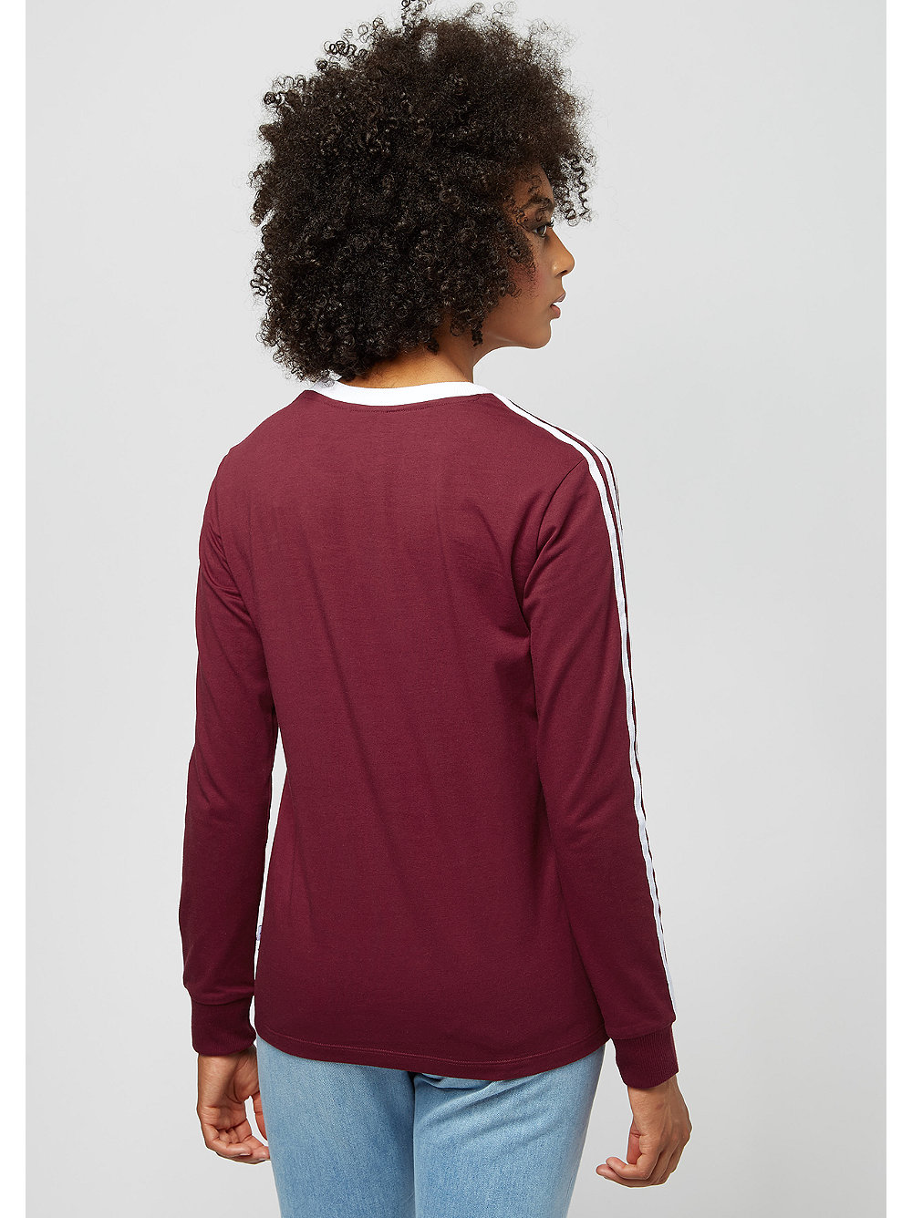 camiseta adidas 3 rayas burgundy camiseta adidas 3 rayas burgundy