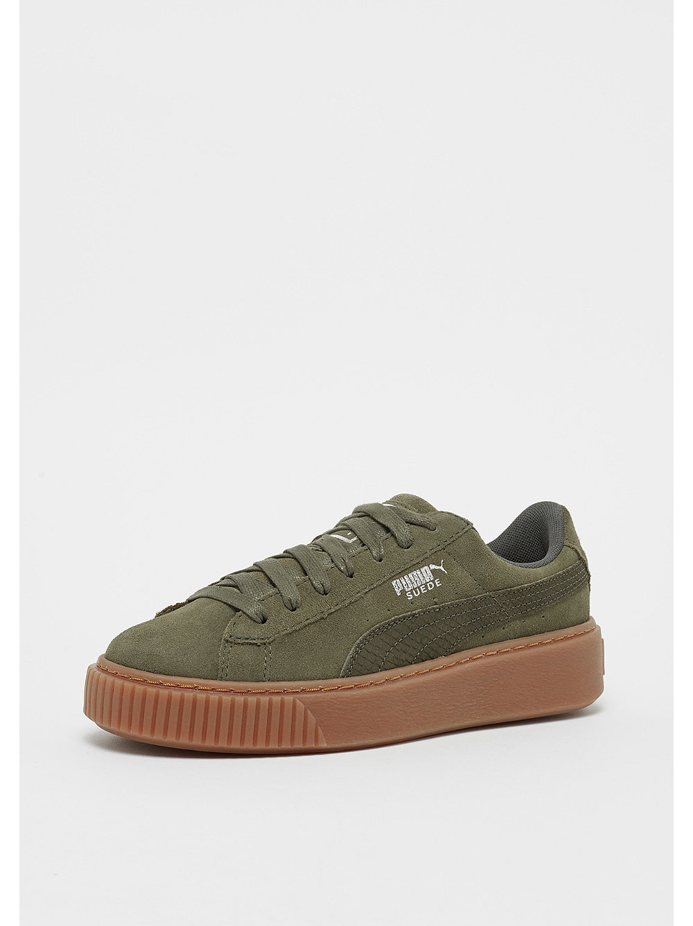 puma suede platform animal olive puma suede platform animal olive
