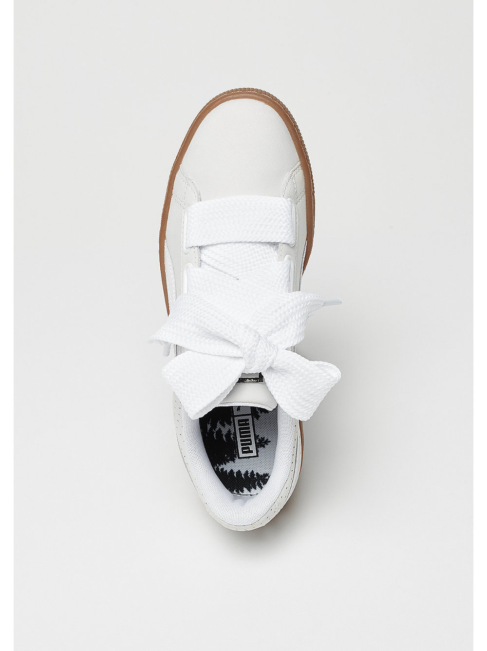 puma basket heart perf gum puma basket heart perf gum
