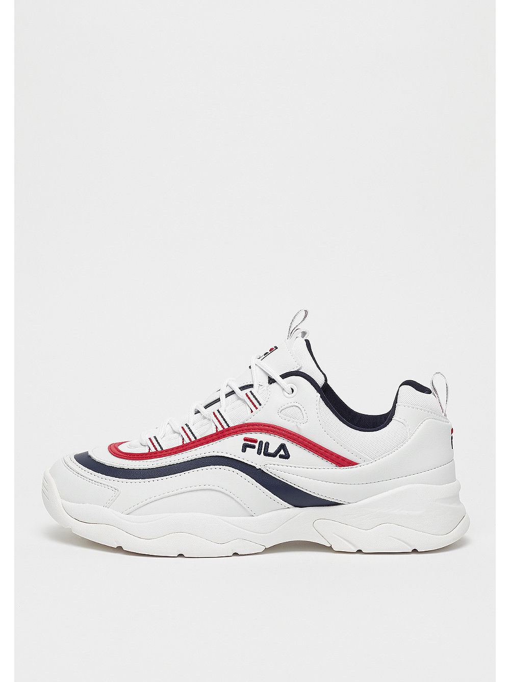 FILA Heritage Men Ray Low White/FILA Navy/FILA Red FILA Heritage Men Ray Low White/FILA Navy/FILA Red