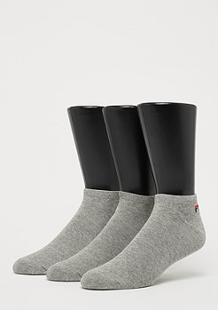 Fila Unisex Invisible Socks 3-Pack grey 