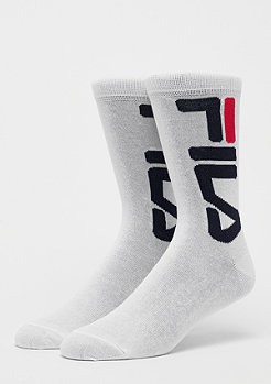 Fila Unisex Normal Socks 2-Pair white 