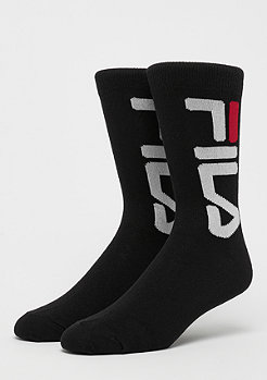 Fila Unisex Normal Socks 2-Pair black 