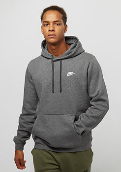 NIKE PO FLC Club charcoal heather/charcoal heather/white 