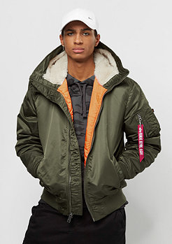 Alpha Industries MA-1 Hooded dark green 