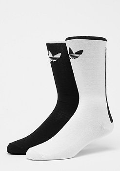 adidas T Crew Stripe 2er black/white 