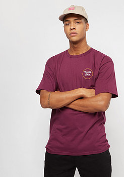 Brixton Wheeler II burgundy/gold 