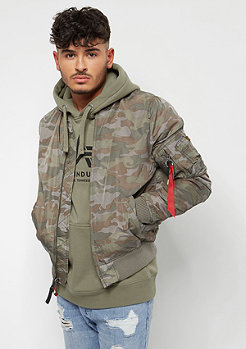 Alpha Industries MA-1 TT woodland camo 
