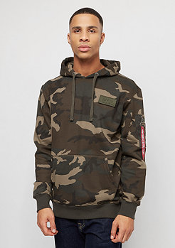 Alpha Industries Red Stripe woodland camo 