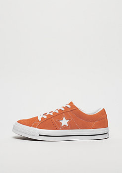 Converse One Star OX bold mandarin/white/white 