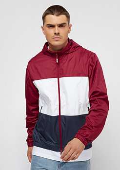 NIKE SB Dry Hooded Stripe red crush/white/obsidian 