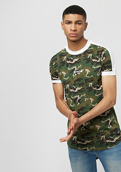 Sixth June Tee With Band green camo/white 