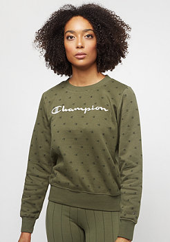 Champion American Classics Crew AOP dark olive/multicolor 