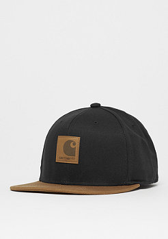 Carhartt WIP Logo Cap Bi-Colored black/hamilton brown 