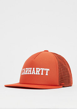 Carhartt WIP College Trucker Cap persimmon/white 