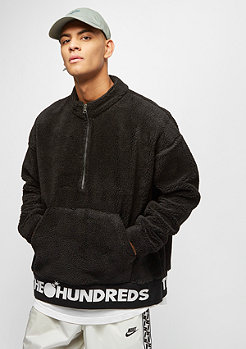 The Hundreds Nepal Half Zip black 