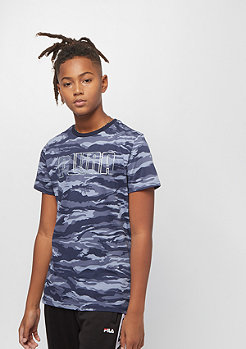 Puma Junior Dark Camo Bling Takedown AOP Logo peacoat 