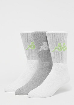 Kappa Deniz Crew Socks 3P white 