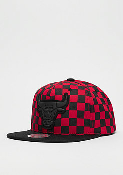 Mitchell & Ness NBA Chicago Bulls Checked B&R Crown red/black 