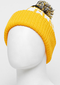 Urban Classics Fan Beanie black/ chromeyellow 