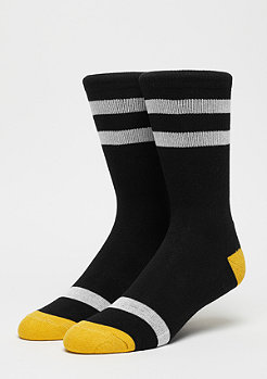 Urban Classics Multicolour Socks 2-Pack black/white/chromeyellow 