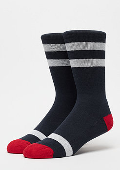 Urban Classics Multicolour Socks 2-Pack navy/white/firered 