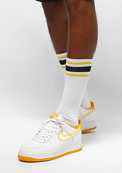 Urban Classics Long Stripe Socks 2-Pack white/chromeyellow/black 
