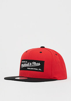 Mitchell & Ness Box Logo Snap scarlett 