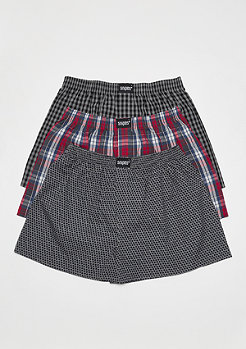 SNIPES 3er Rubber Cuffed plaid/multicolor 