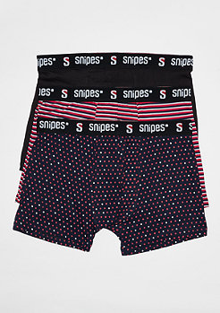SNIPES Jersey 3er dots/stripe/black 