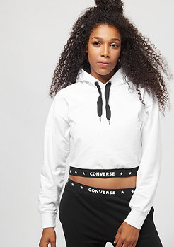 Converse Fleece Crop Star white 