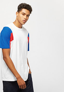 Urban Classics 3-Tone white/brightblue/fire red 