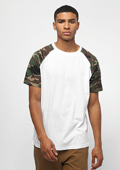 Urban Classics Raglan Contrast white/woodacmo 