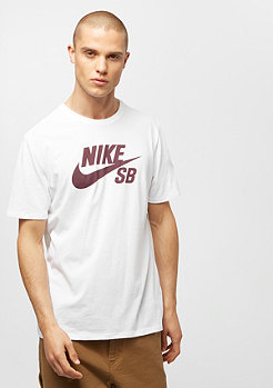 NIKE SB SB Logo white/white/burgundy crush 