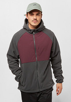 NIKE SB Polartec anthracite/burgundy crush/black 