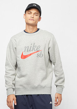 NIKE SB Icon Craft dark grey heather/habanero red 