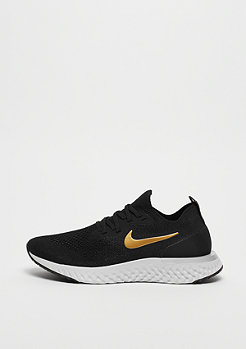 NIKE Running Wmns Epic React Flyknit black/metallic gold-metallic platinum 