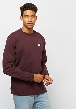 NIKE Club Crew burgundy crush/white 
