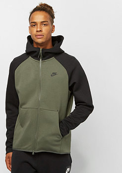 NIKE Tech Fleece FZ twilight marsh/black/black 