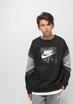 NIKE Junior AIR CREW black/dk grey heather/anthracite 
