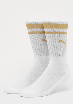 Puma Heritage Crew Stripe 2P white/gold 