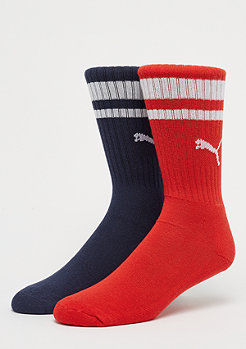 Puma Heritage Crew Stripe 2P blue/red 