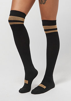 Puma Kneehigh Lurex 1P light black/gold 