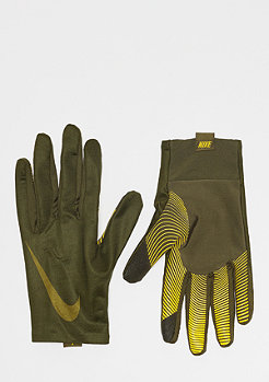 NIKE Pro Warm Liner Gloves olive canvas/yellow ochre/olive flak 